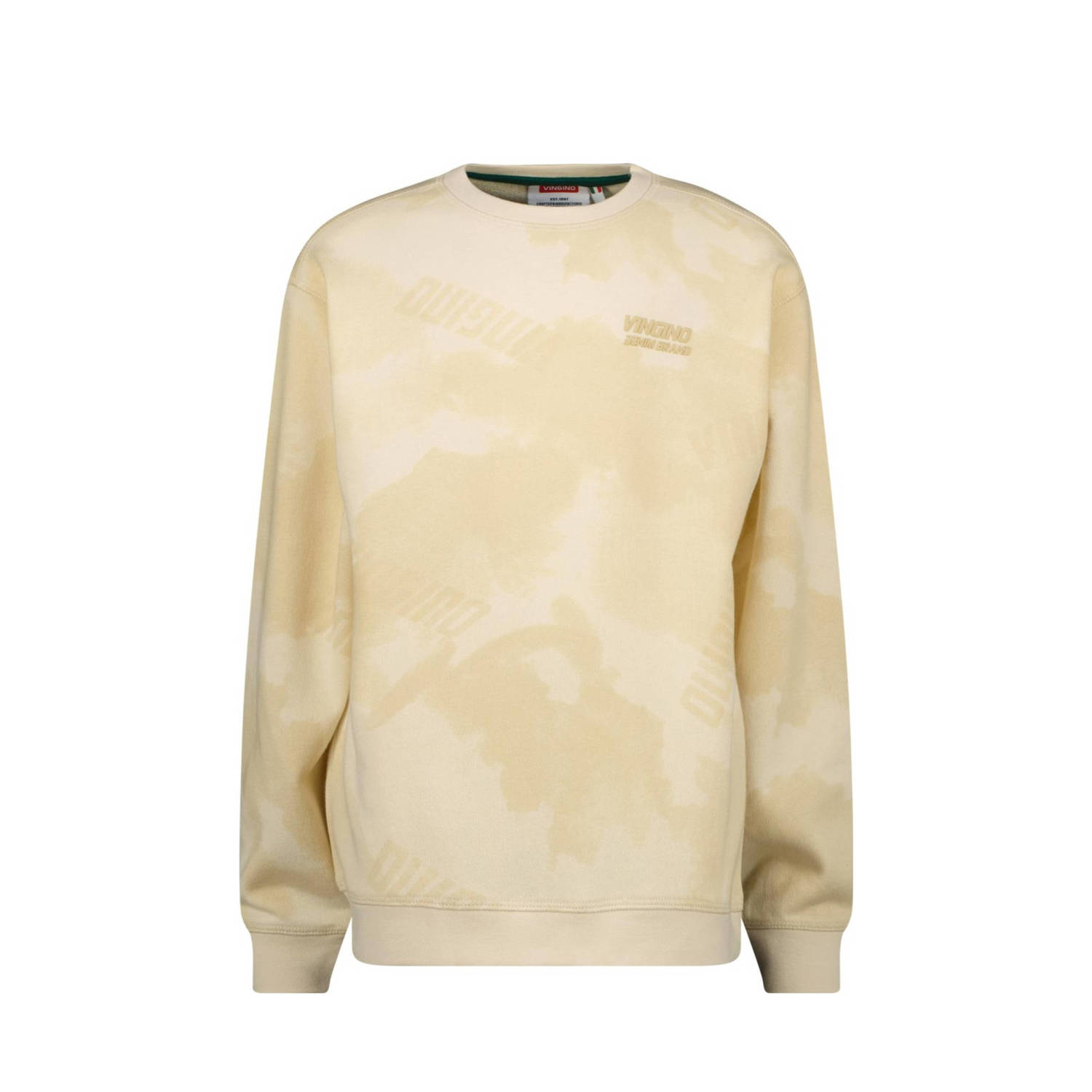 VINGINO sweater Nos grijs Effen 164 | Sweater van