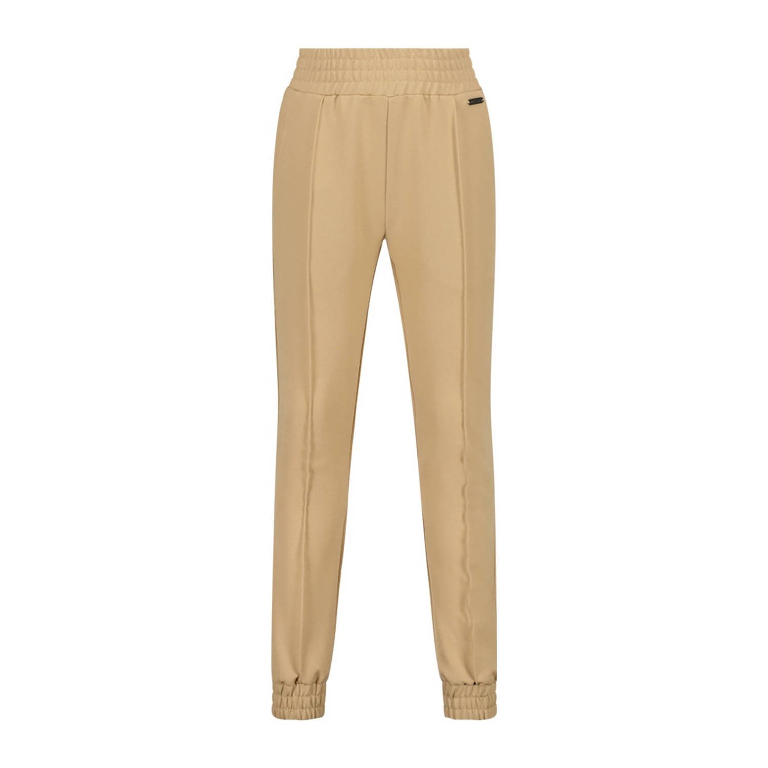 VINGINO slim fit broek Solange zand Beige Meisjes Polyester Effen 128