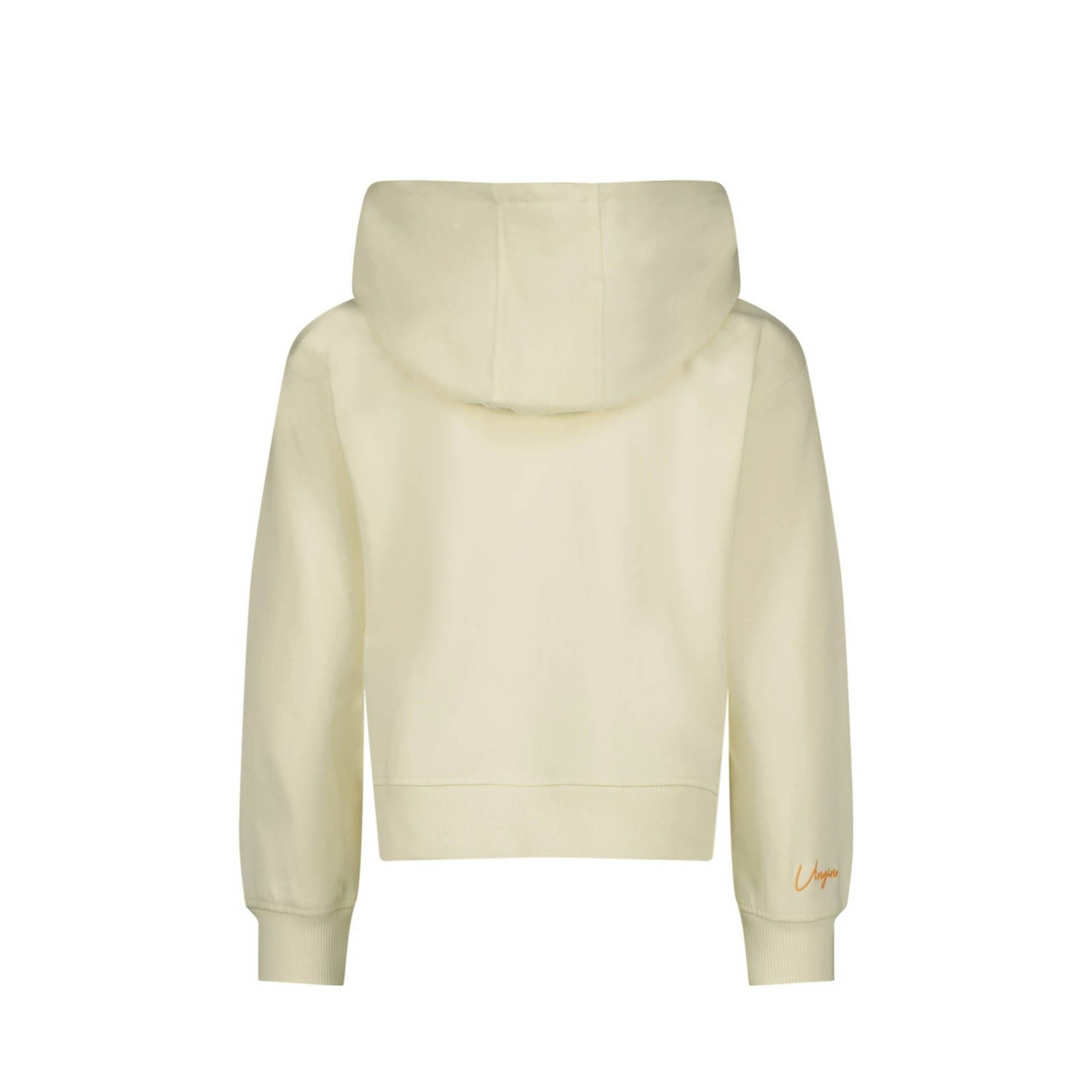 Vingino hoodie Nadien met tekst offwhite rood