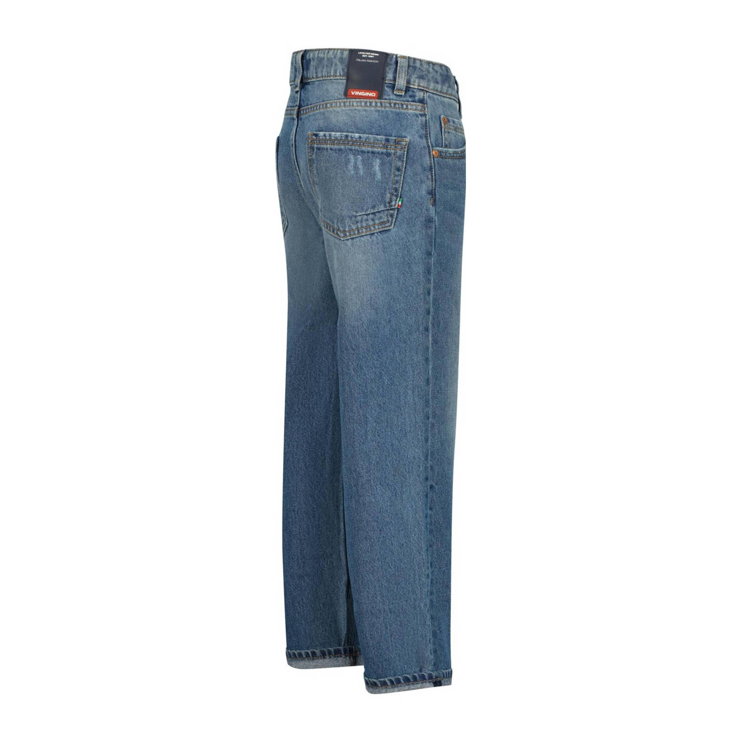 Vingino loose fit jeans Castiano blue vintage