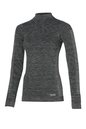 thermoshirt gemeleerd antraciet