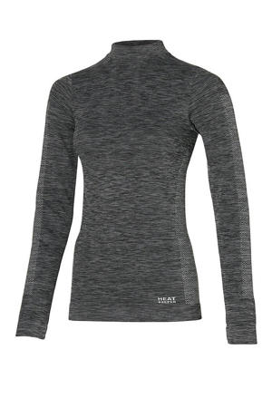thermoshirt gemeleerd antraciet