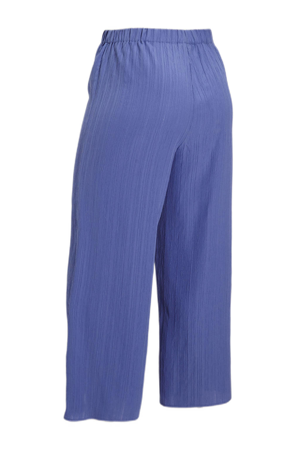 STREET ONE Crinkle Wide Leg Broek, Magnolia roze, 42W x 32L