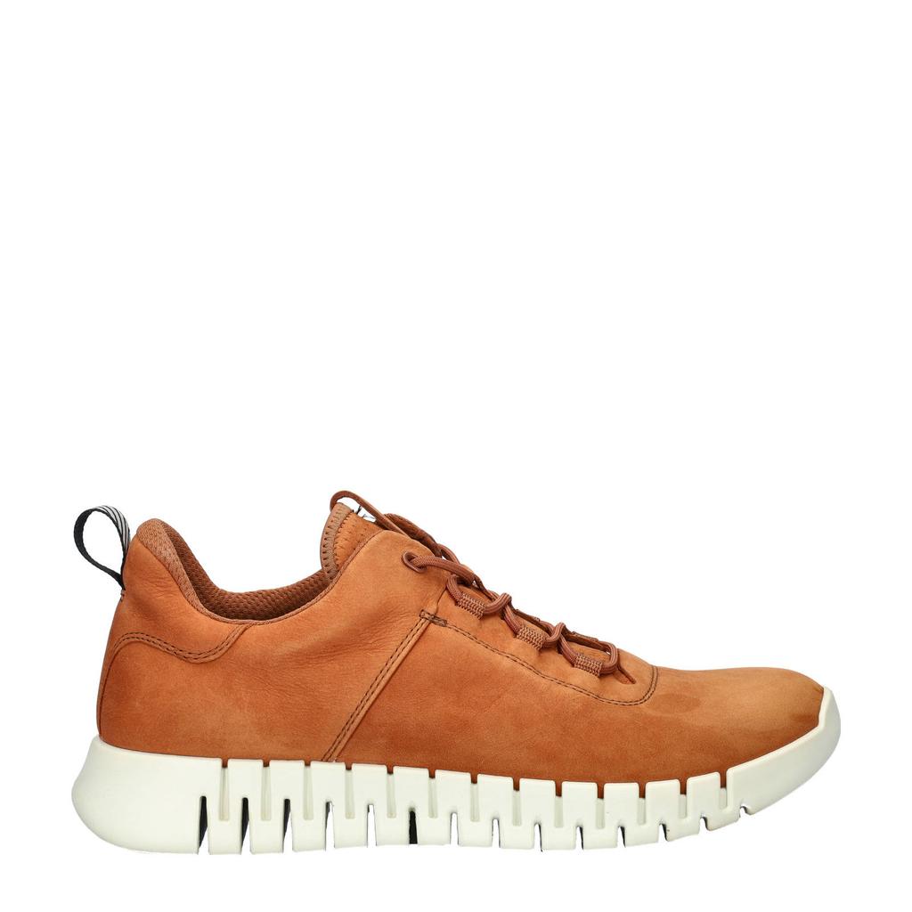 Ecco nubuck sneakers cognac