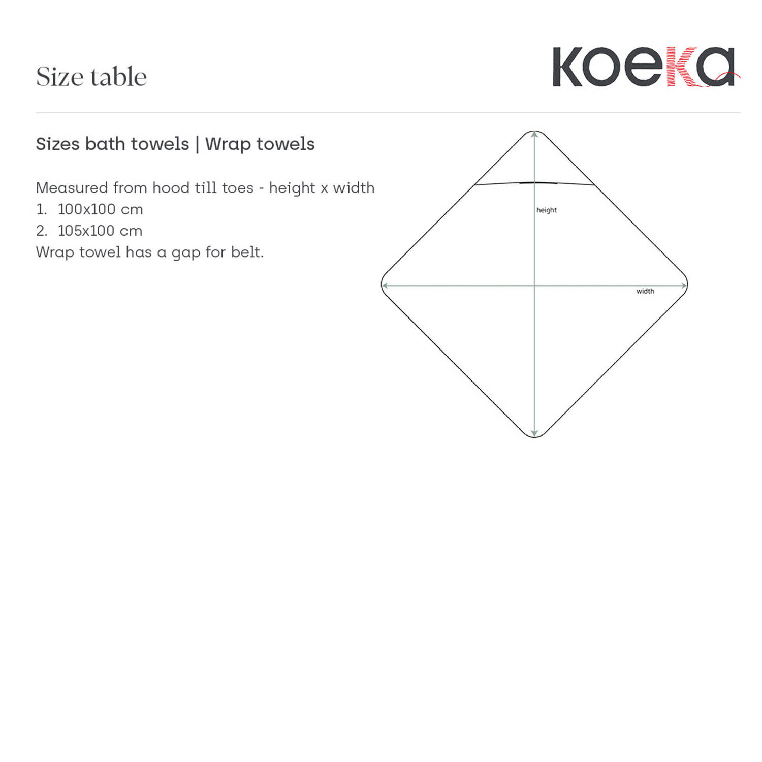 Koeka Antwerp omslagdoek caffe