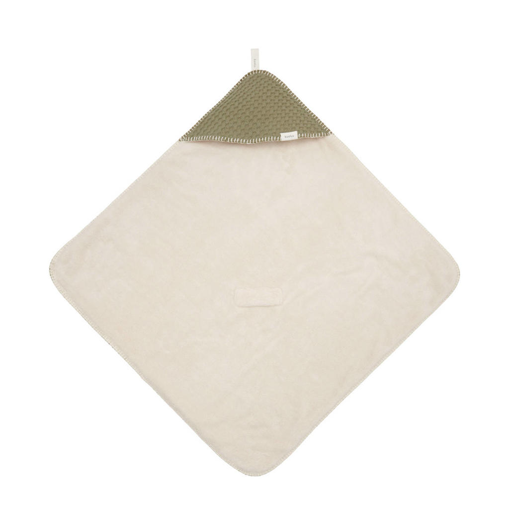 Koeka Oddi teddy gevoerd babypak warm white Koeka Oddi teddy gevoerd babypak warm white