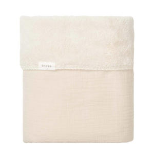 Faro wiegdeken met teddy offwhite