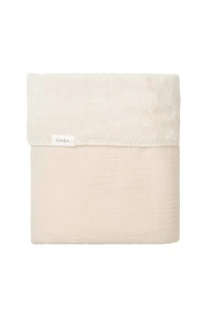 Faro wiegdeken met teddy offwhite