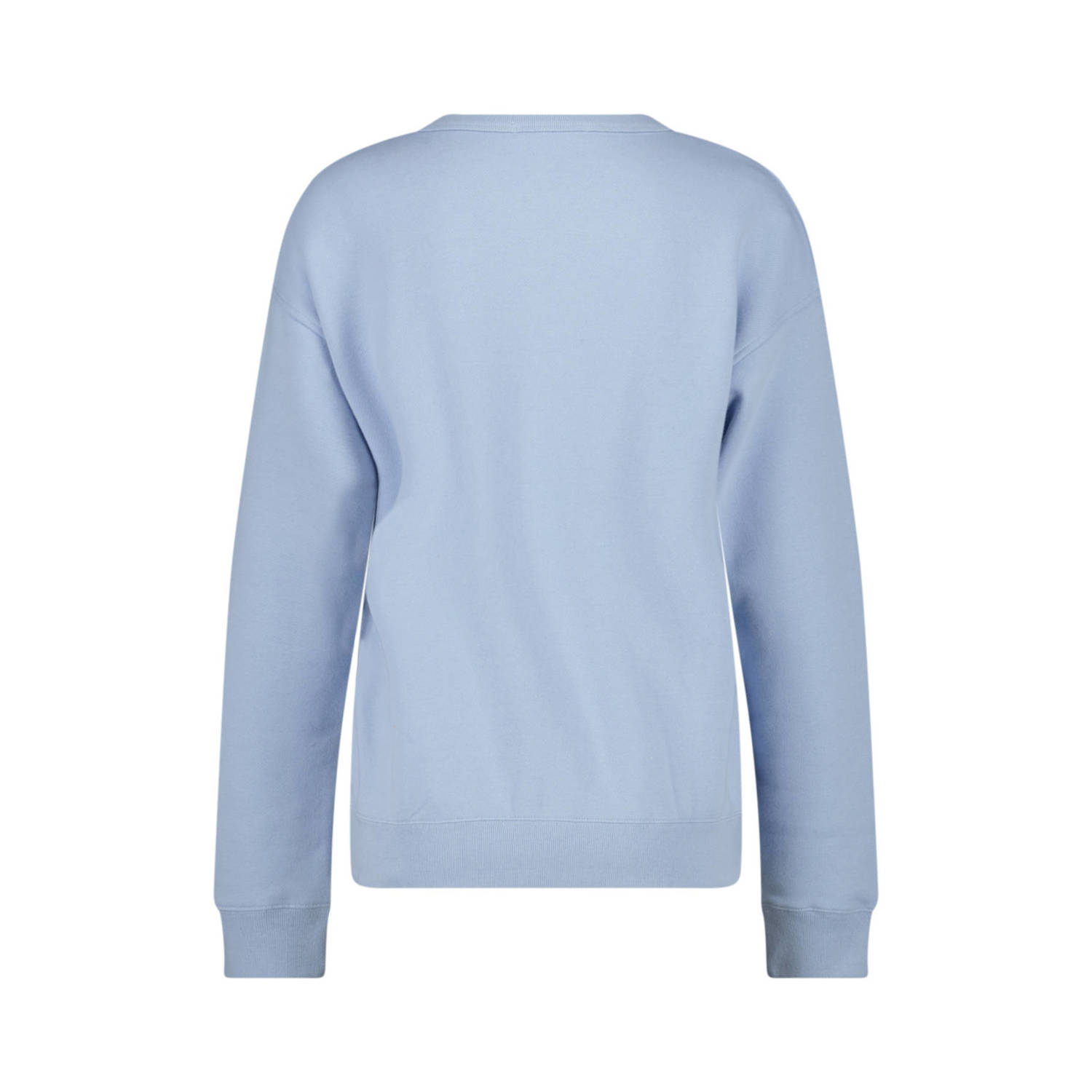 America Today sweater Soel met printopdruk lichtblauw