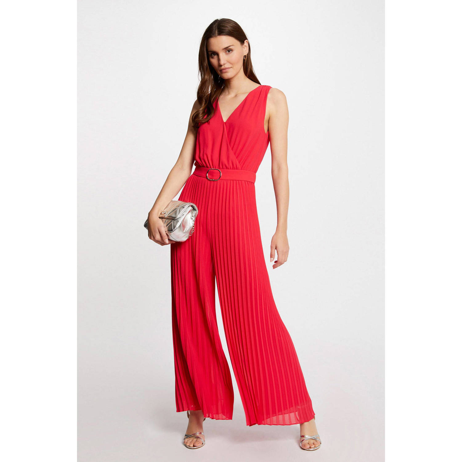 Morgan jumpsuit rood