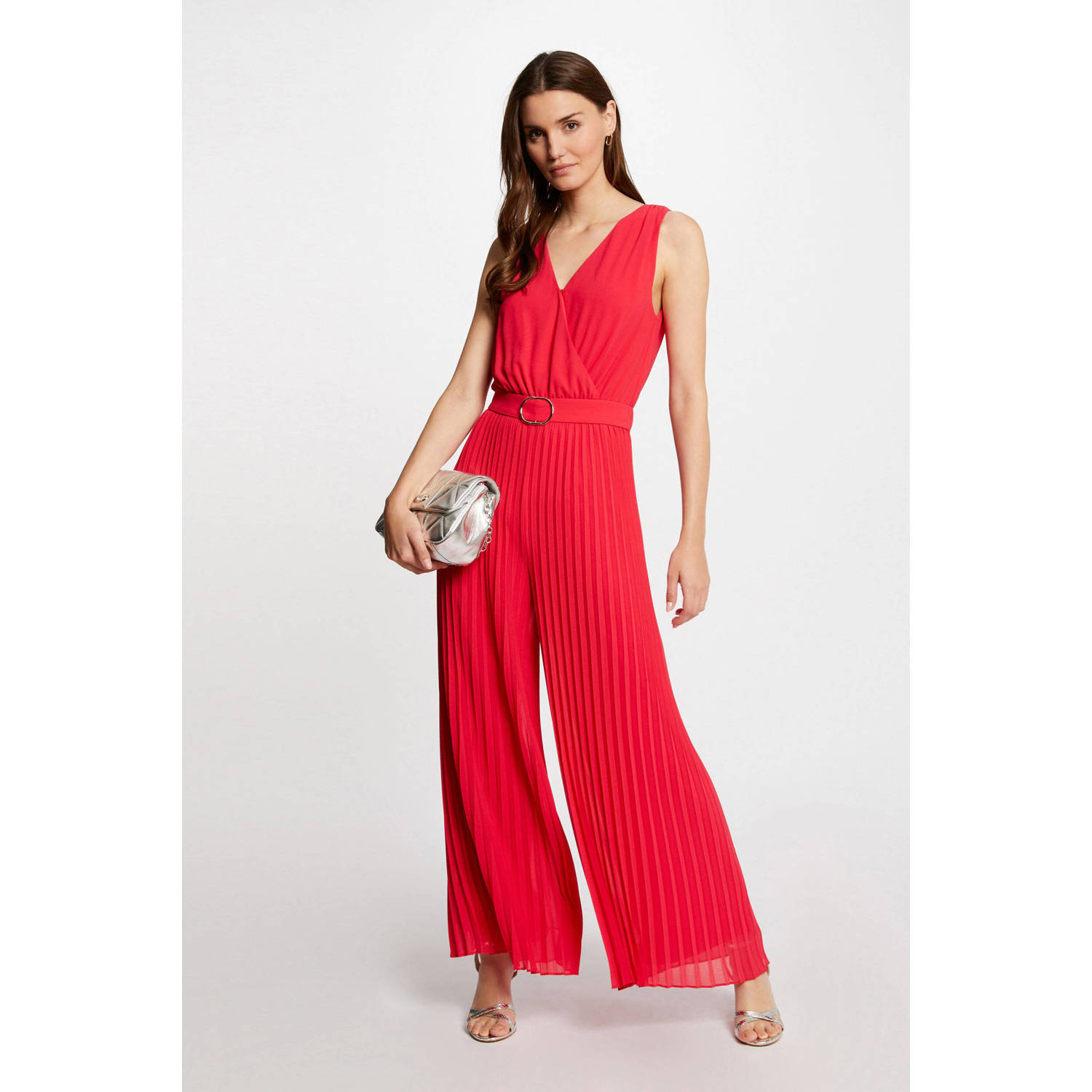 Morgan jumpsuit rood