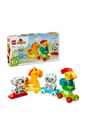 Mijn eerste dierentrein Educatief Peuterspeelgoed op Wielen 10412 