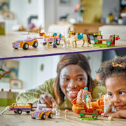 thumbnail: LEGO Friends Paard en pony aanhangwagen Paard Speelgoed Set voor Meisjes en Jongens 42634