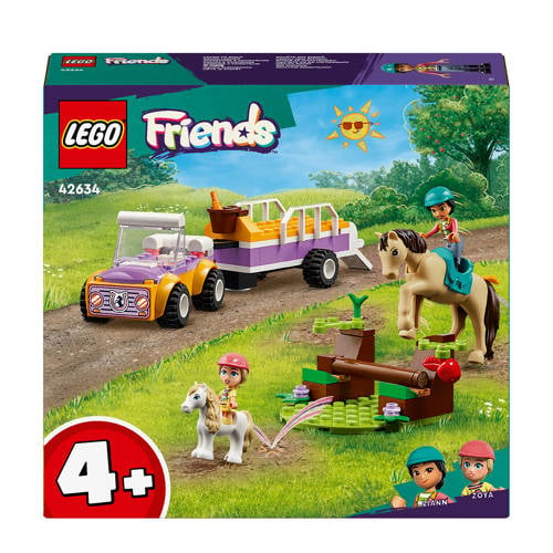 Wehkamp LEGO Friends Paard en pony aanhangwagen 42634 aanbieding
