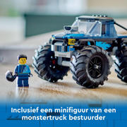 thumbnail: LEGO City Blauwe monstertruck Speelgoed Speelgoed Offroad Auto voor Kinderen vanaf 5 Jaar 60402