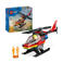 LEGO City Brandweerhelikopter Reddingsvoertuig Speelgoed met Minifiguur van Piloot 60411