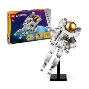 3-in-1 Ruimtevaarder Set met Speelgoed Hond en Ruimteschip plus Astronaut 31152