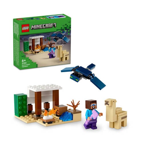 Wehkamp LEGO Minecraft Steve's woestijnexpeditie 21251 aanbieding