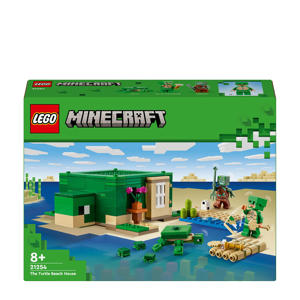 Wehkamp LEGO Minecraft Het schildpadstrandhuis 21254 aanbieding