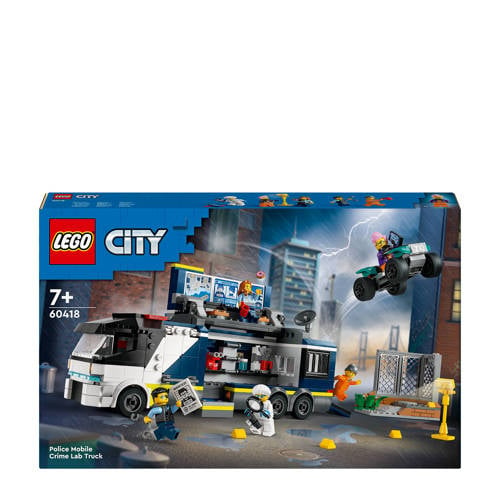 Wehkamp LEGO City Politielaboratorium in truck 60418 aanbieding