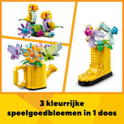 thumbnail: LEGO Creator 3-in-1 Bloemen in gieter Set met Speelgoed Vogels en Laars 31149