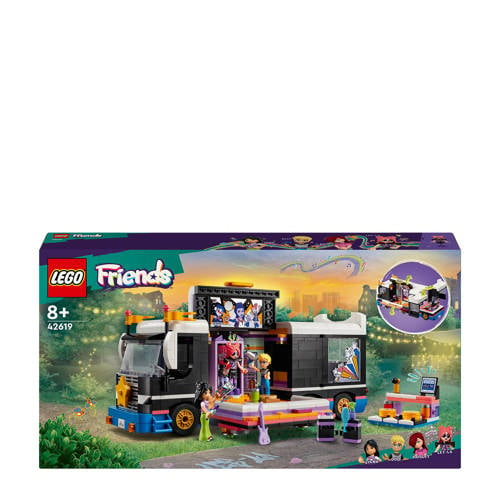 Wehkamp LEGO Friends Toerbus van popster 42619 aanbieding