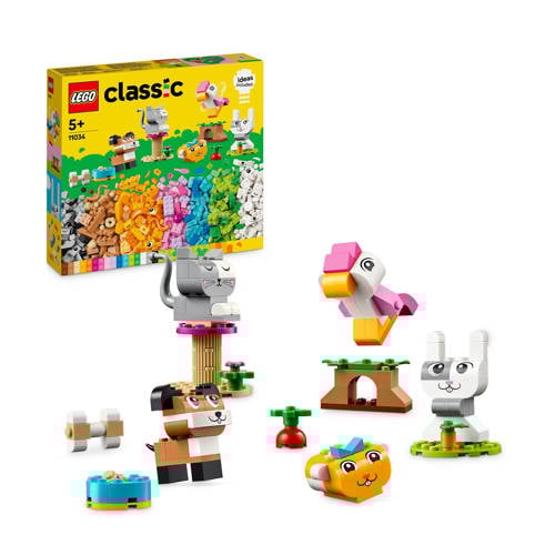 Wehkamp LEGO Classic Creatieve huisdieren Dieren Speelgoed met Bouwstenen 11034 aanbieding