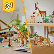 thumbnail: LEGO Creator 3-in-1 Safaridieren Speelgoed Set met Giraffe, Gazelles en Leeuw 31150