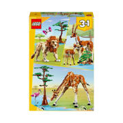 thumbnail: LEGO Creator 3-in-1 Safaridieren Speelgoed Set met Giraffe, Gazelles en Leeuw 31150