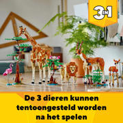 thumbnail: LEGO Creator 3-in-1 Safaridieren Speelgoed Set met Giraffe, Gazelles en Leeuw 31150