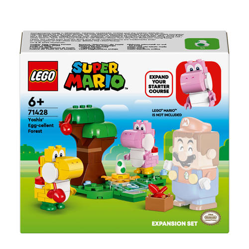 Wehkamp LEGO Super Mario Uitbreidingsset: Yoshi's eigenaardige woud 71428 aanbieding