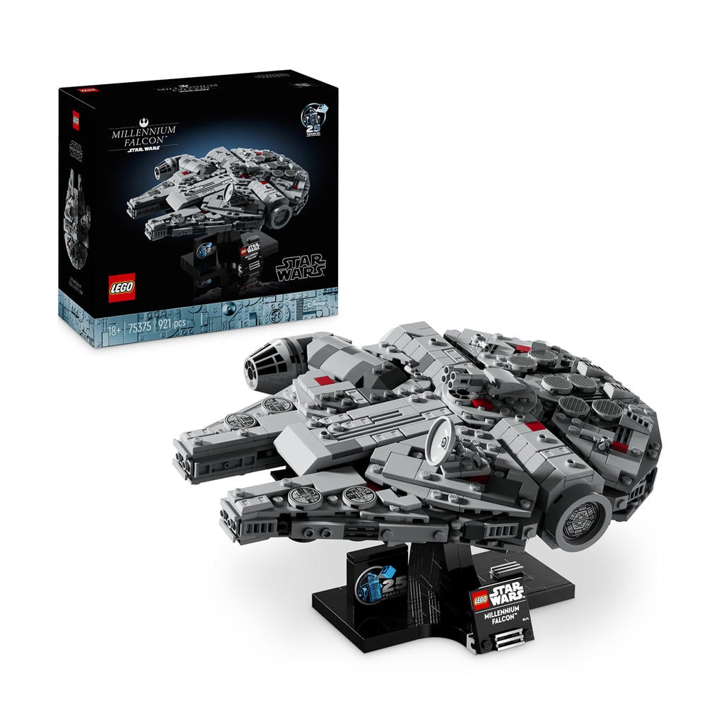 LEGO Star Wars Millennium Falcon Ruimteschip Bouwpakket voor Volwassenen 75375