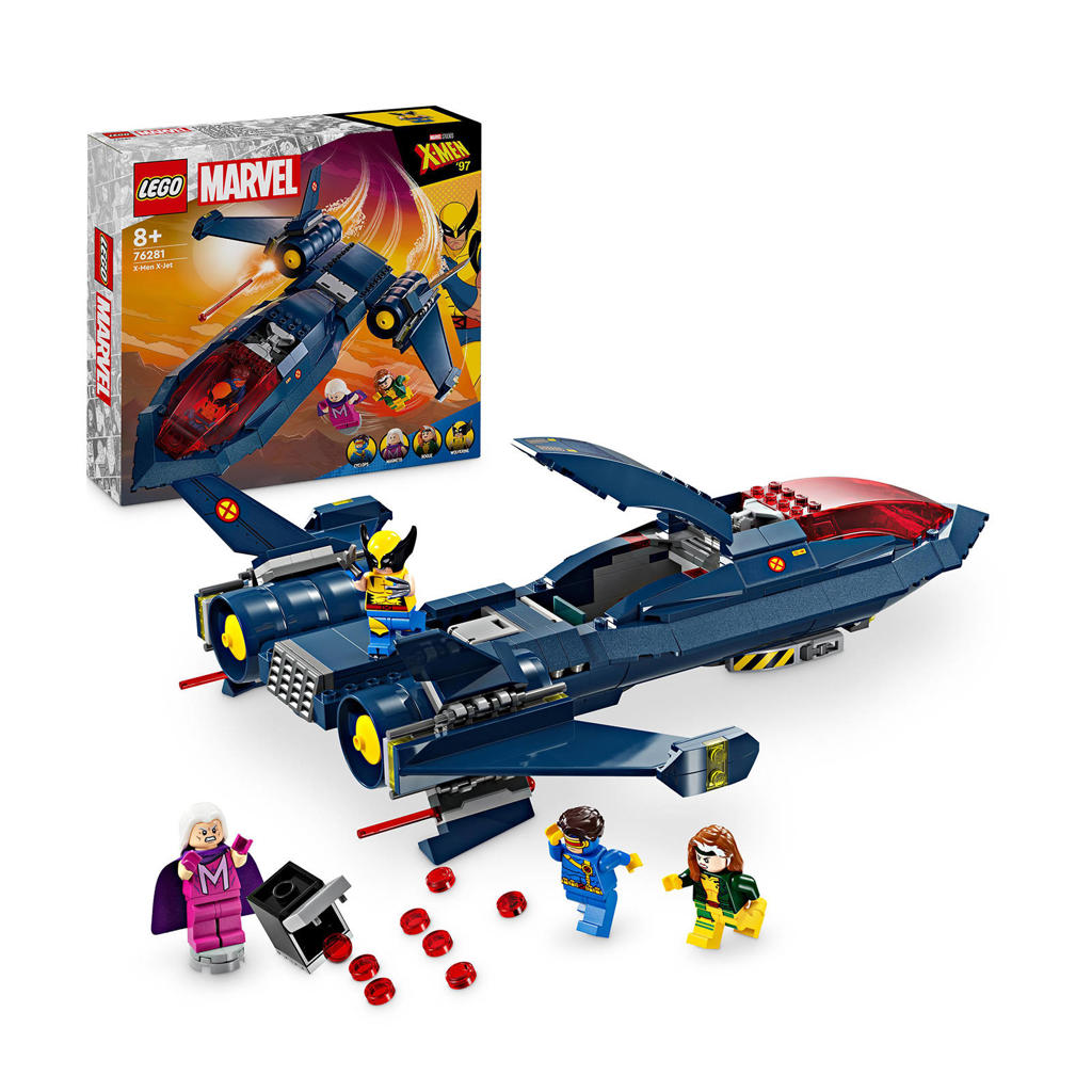 LEGO Super Heroes Marvel X-Men X-Jet Bouwbaar Speelgoed Vliegtuig Model 76281