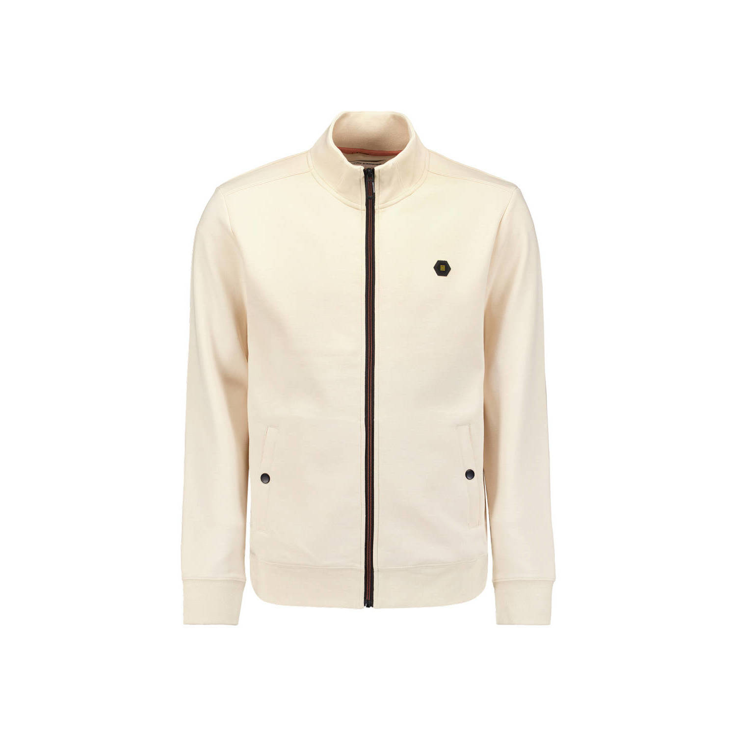 No Excess sweatvest met logo cream