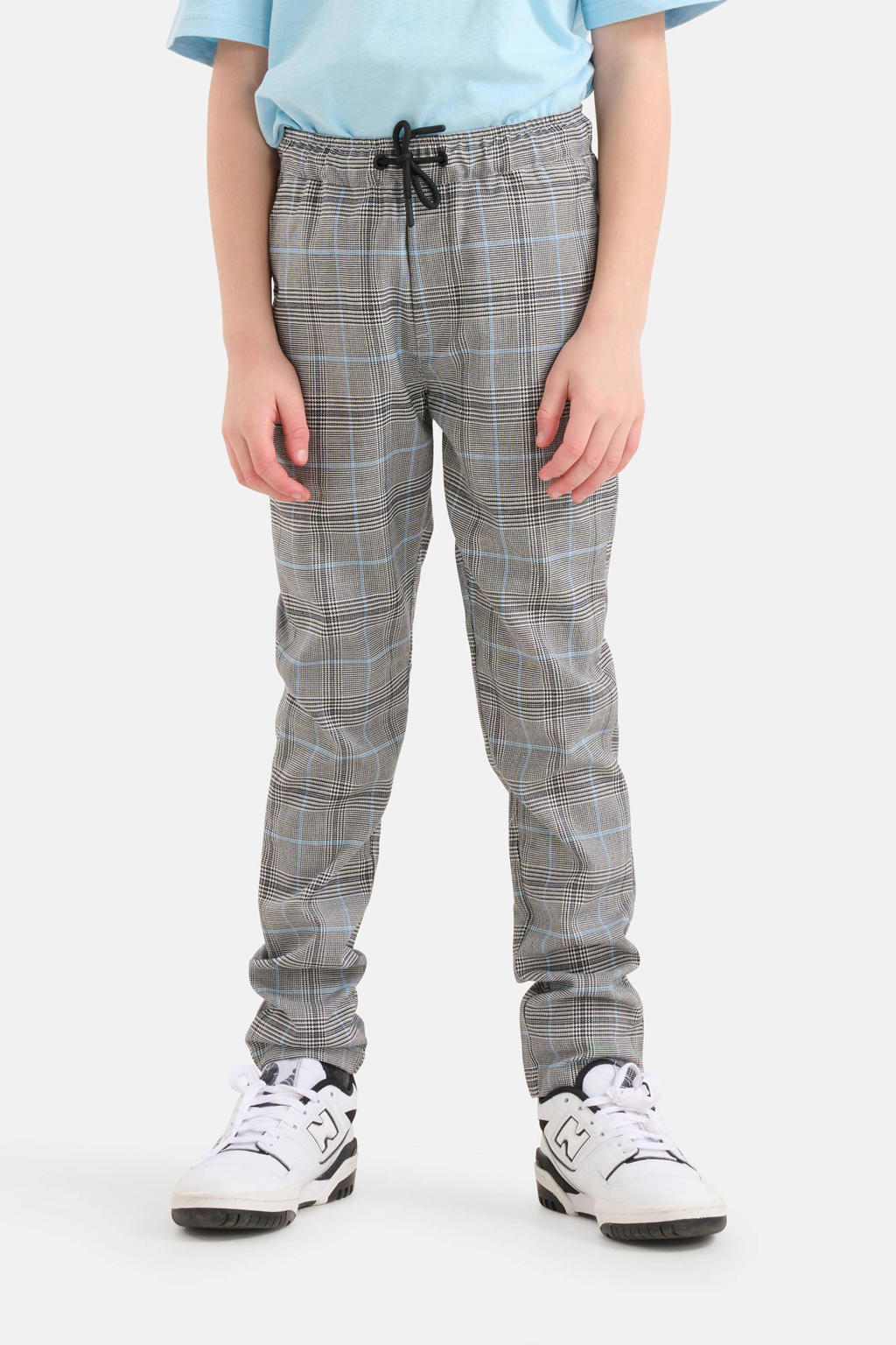 Geruite broek Alberto grijs | Spierings Herenmode