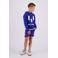 Vingino x Messi hoodie met logo hardblauw