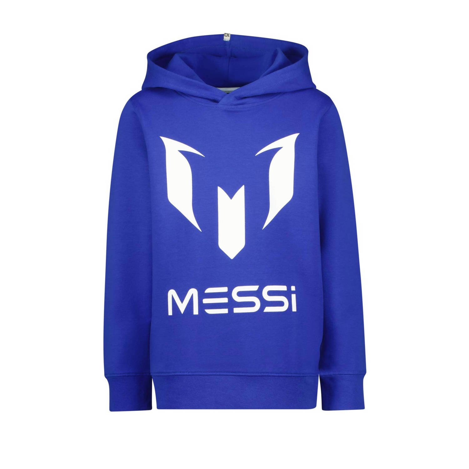 VINGINO x Messi hoodie met logo hardblauw Sweater Logo 104