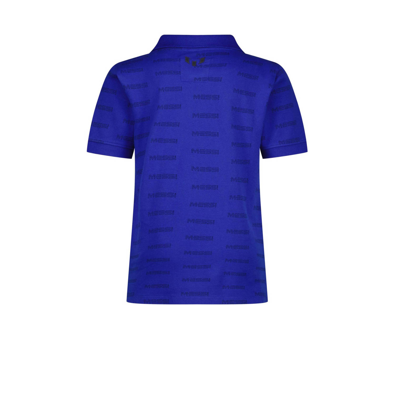 Vingino x Messi polo Kapod met all over print hardblauw