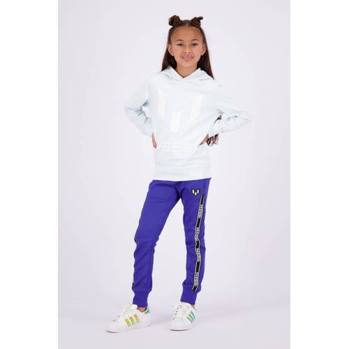 Vingino x Messi hoodie met logo lichtblauw afbeelding