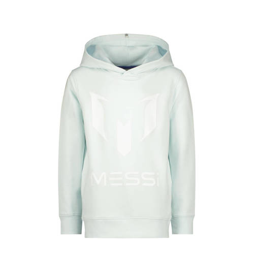 Vingino x Messi hoodie met logo lichtblauw