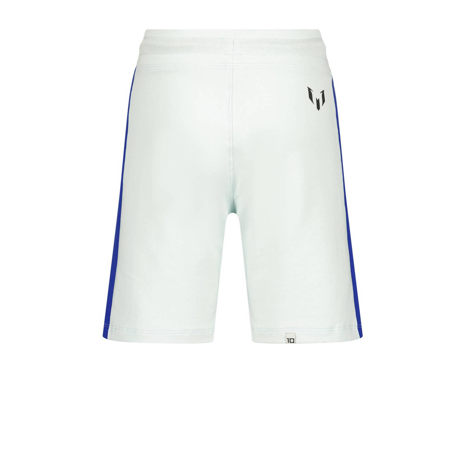 Vingino x Messi sweatshort Rafo met logo lichtblauw hardblauw