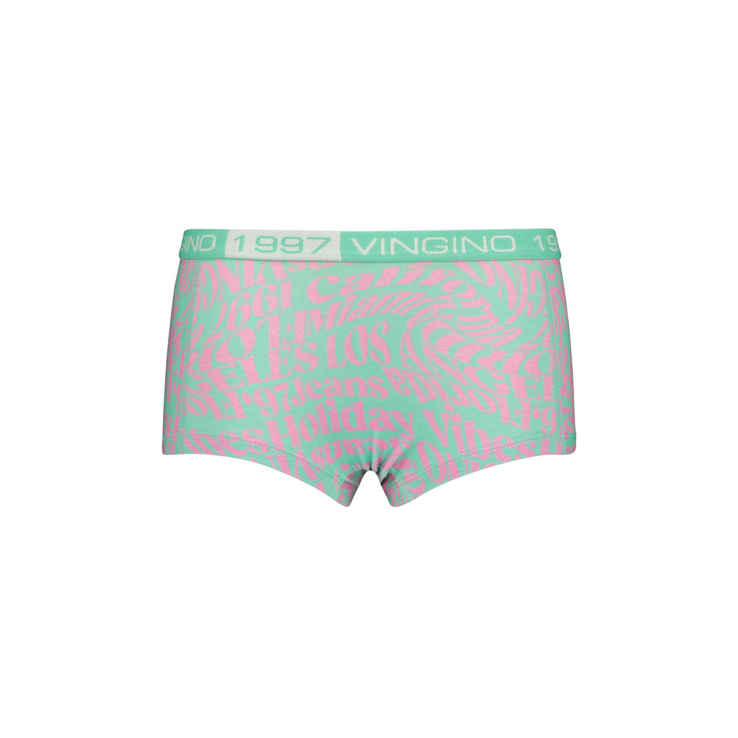 Vingino bh top + 2 shorts Holiday mintgroen roze