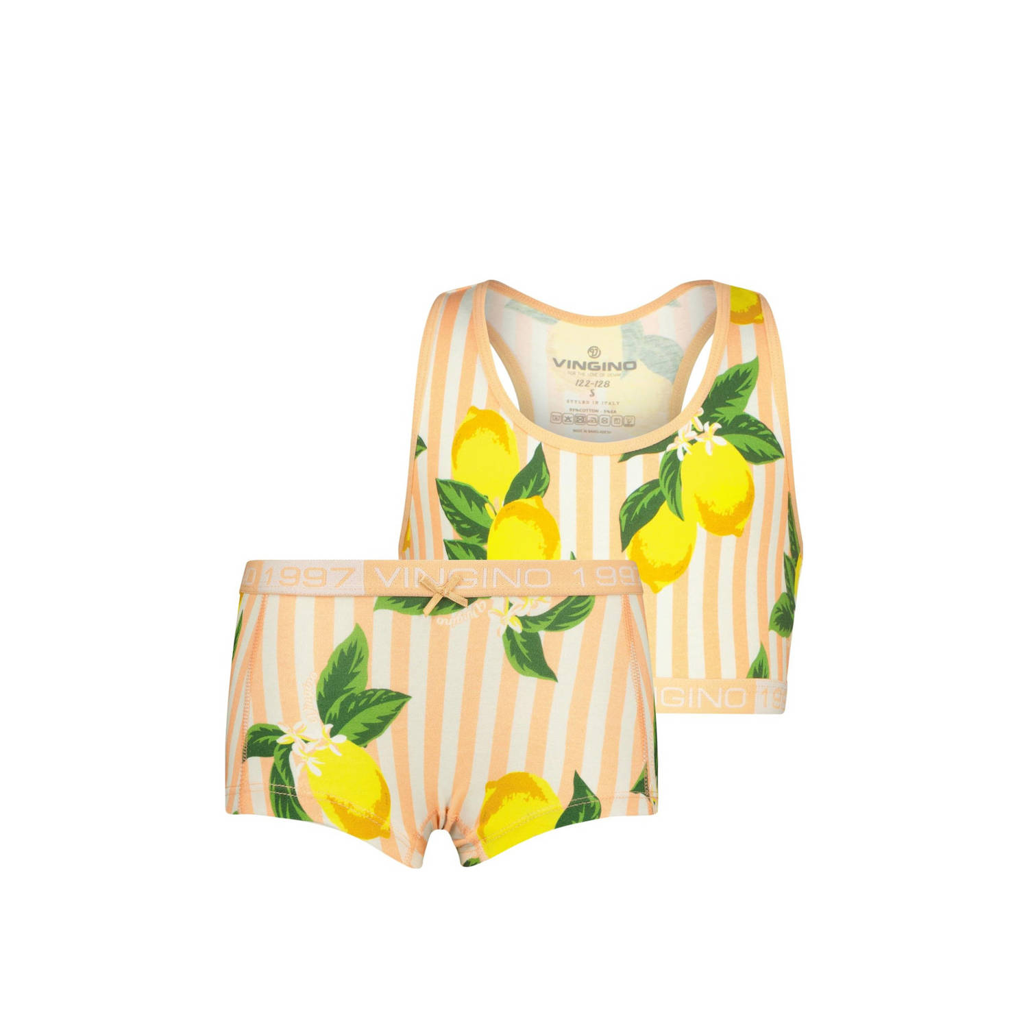 Vingino bh top + short Lemons