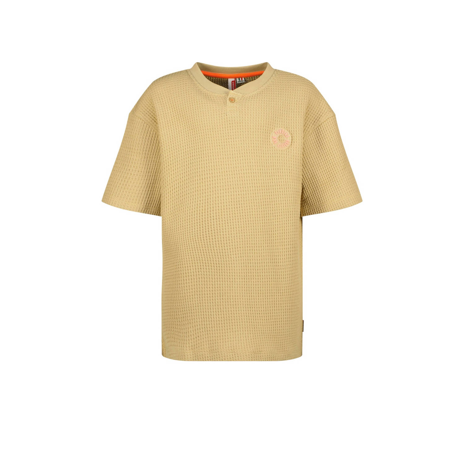 VINGINO T-shirt Haf beige Jongens Katoen Ronde hals Effen 140