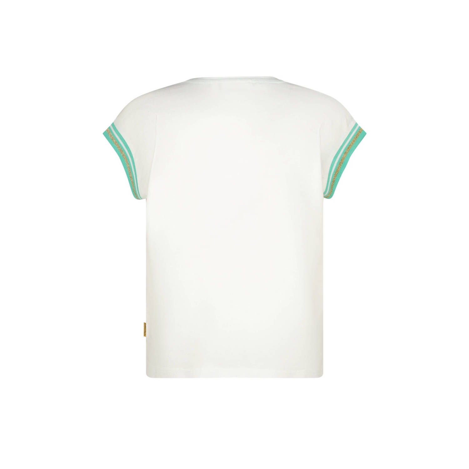 Vingino T-shirt Harietta wit mintgroen
