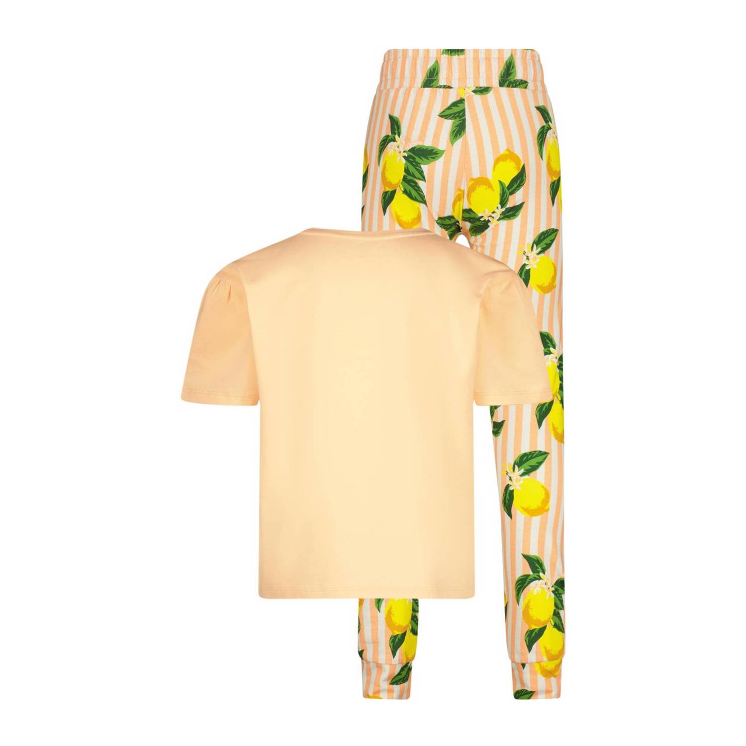 Vingino pyjama Weilla oranje geel groen