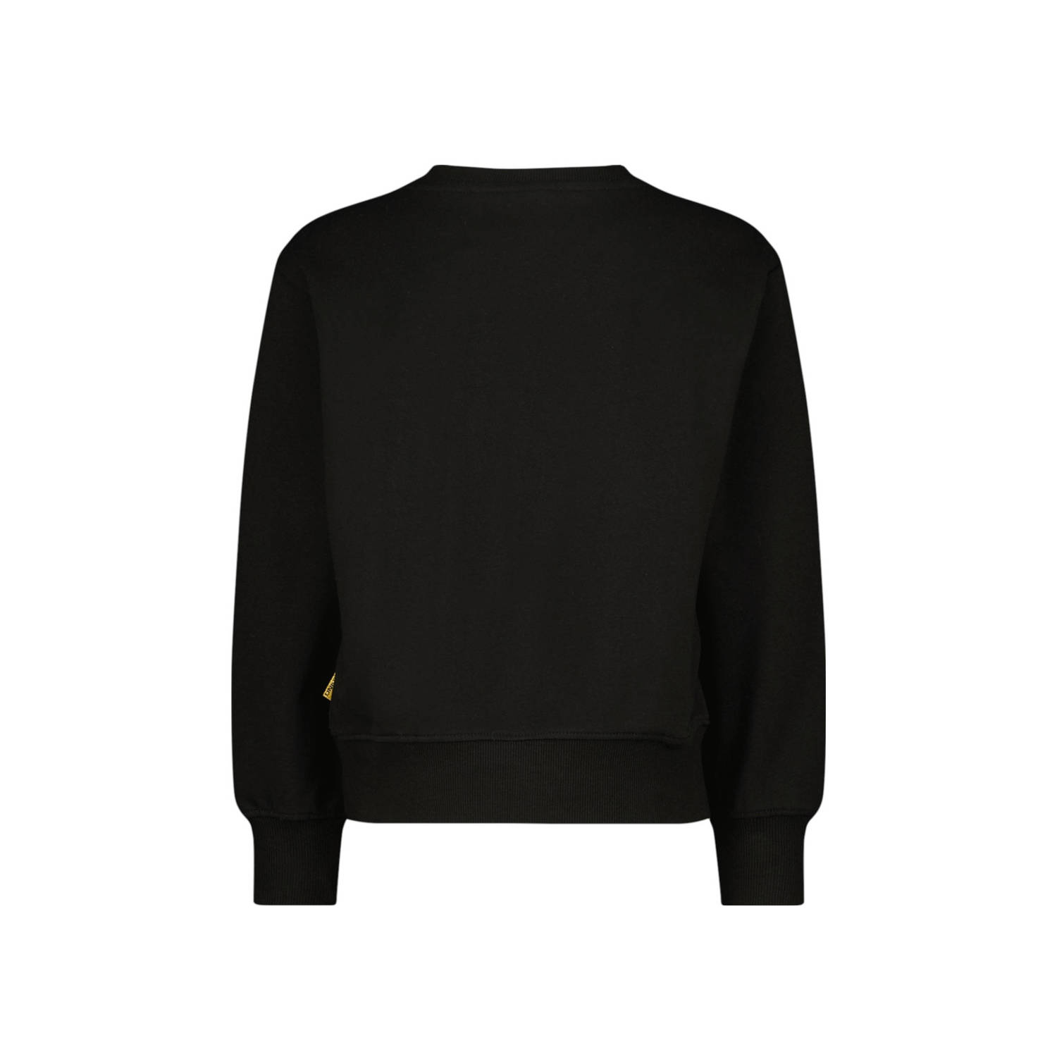 Vingino sweater Narisse met printopdruk zwart geel