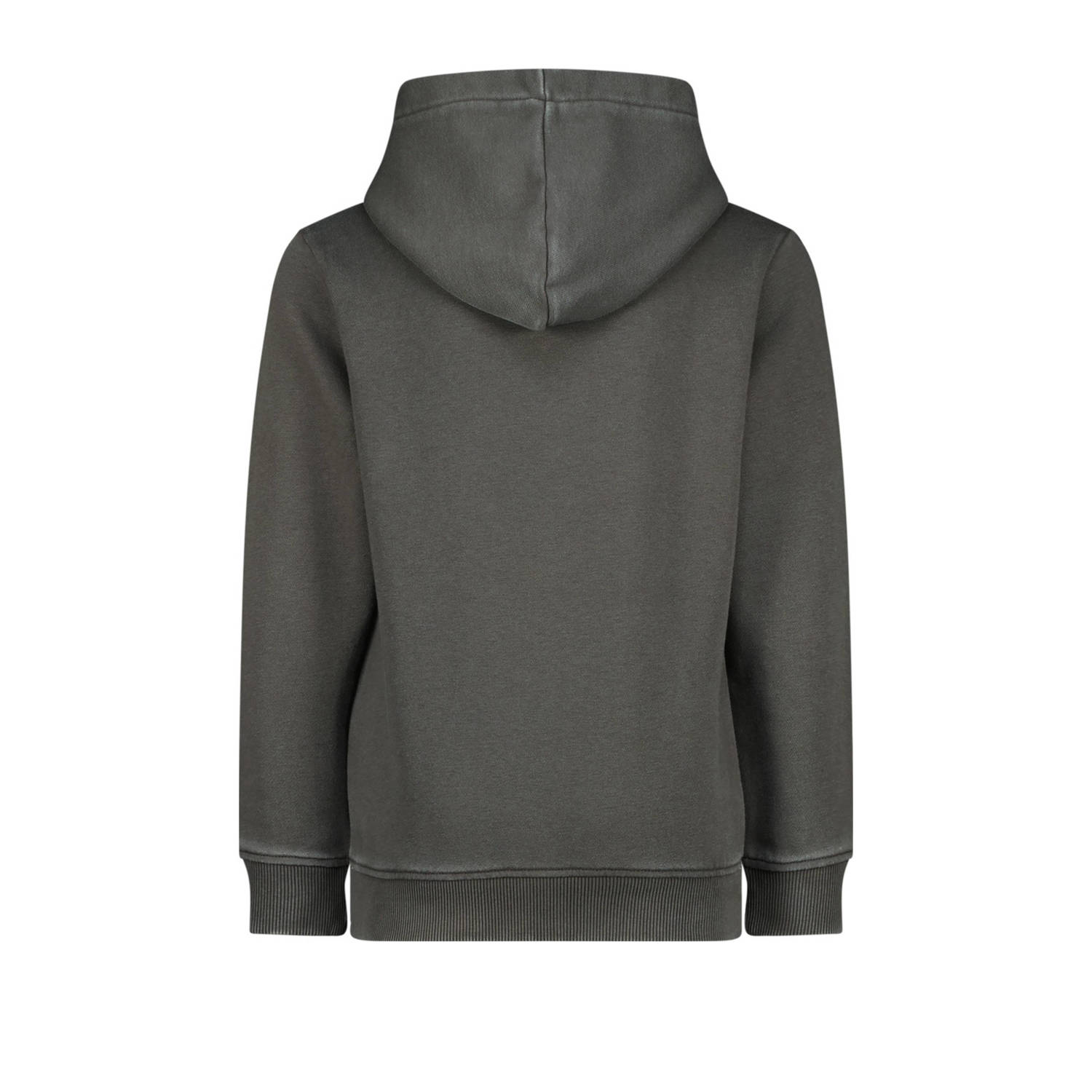 Vingino hoodie Nifon met tekst antraciet