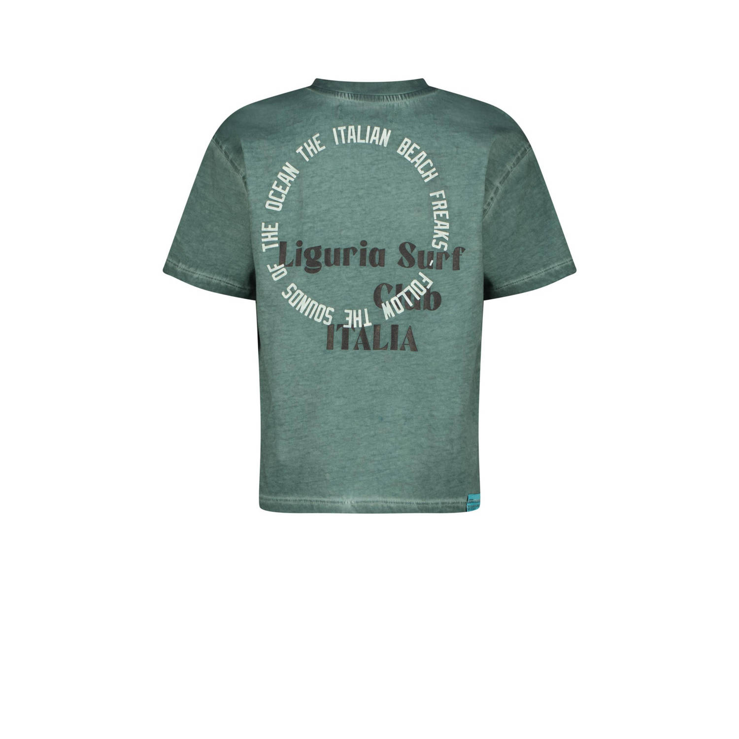 Vingino T-shirt Hyma met backprint warmgroen