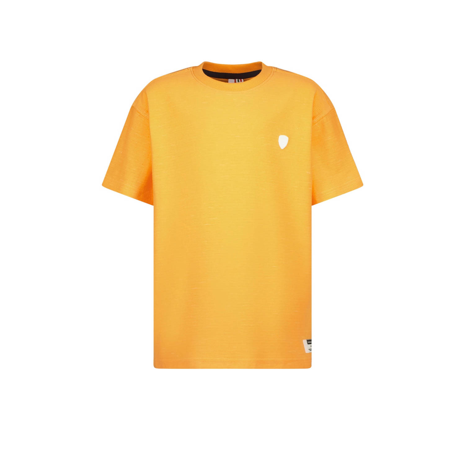 VINGINO T-shirt oranje Jongens Stretchkatoen Ronde hals Effen 128